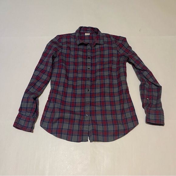J. Crew Tops - 5. ⭐️ J. Crew plaid button down shirt size small